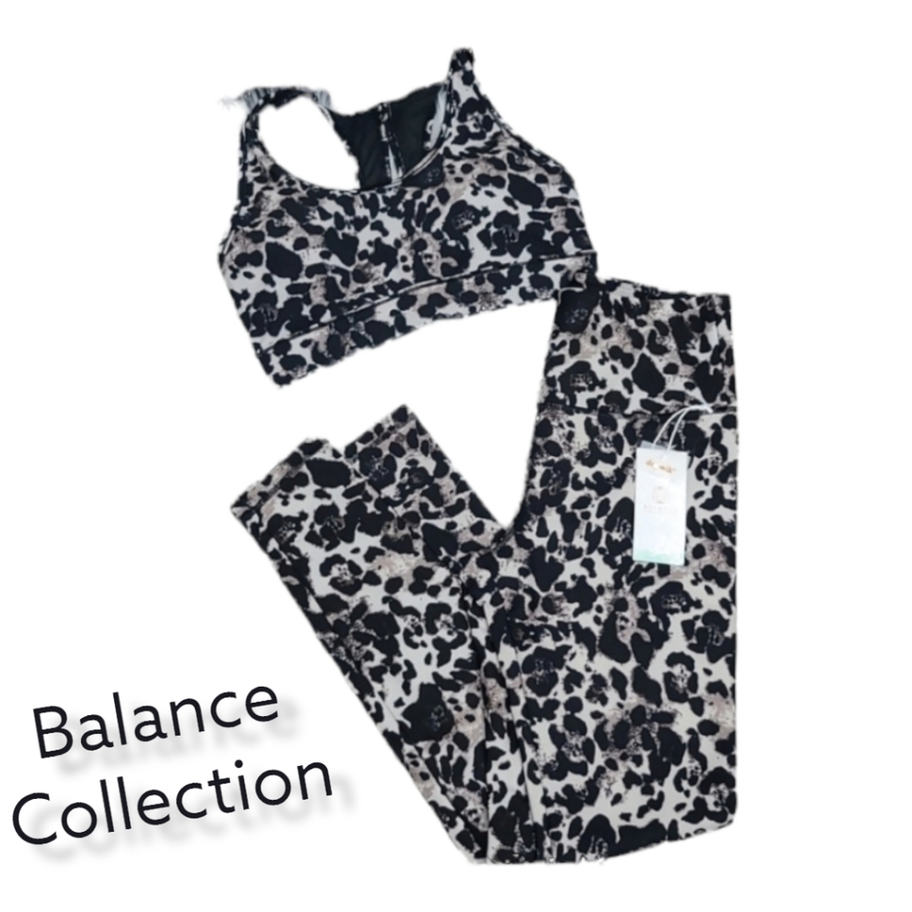 Balance Collection Leopard Print Activewear Set - Small - Picture 2 of 8